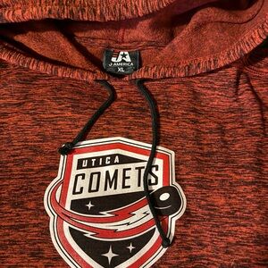 J. America Red Utica Comets Hoodie
